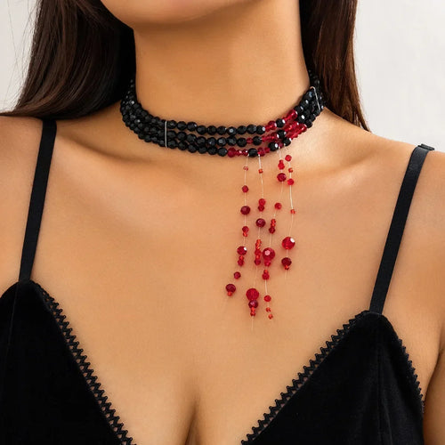 Velvet Gothic Choker Necklace