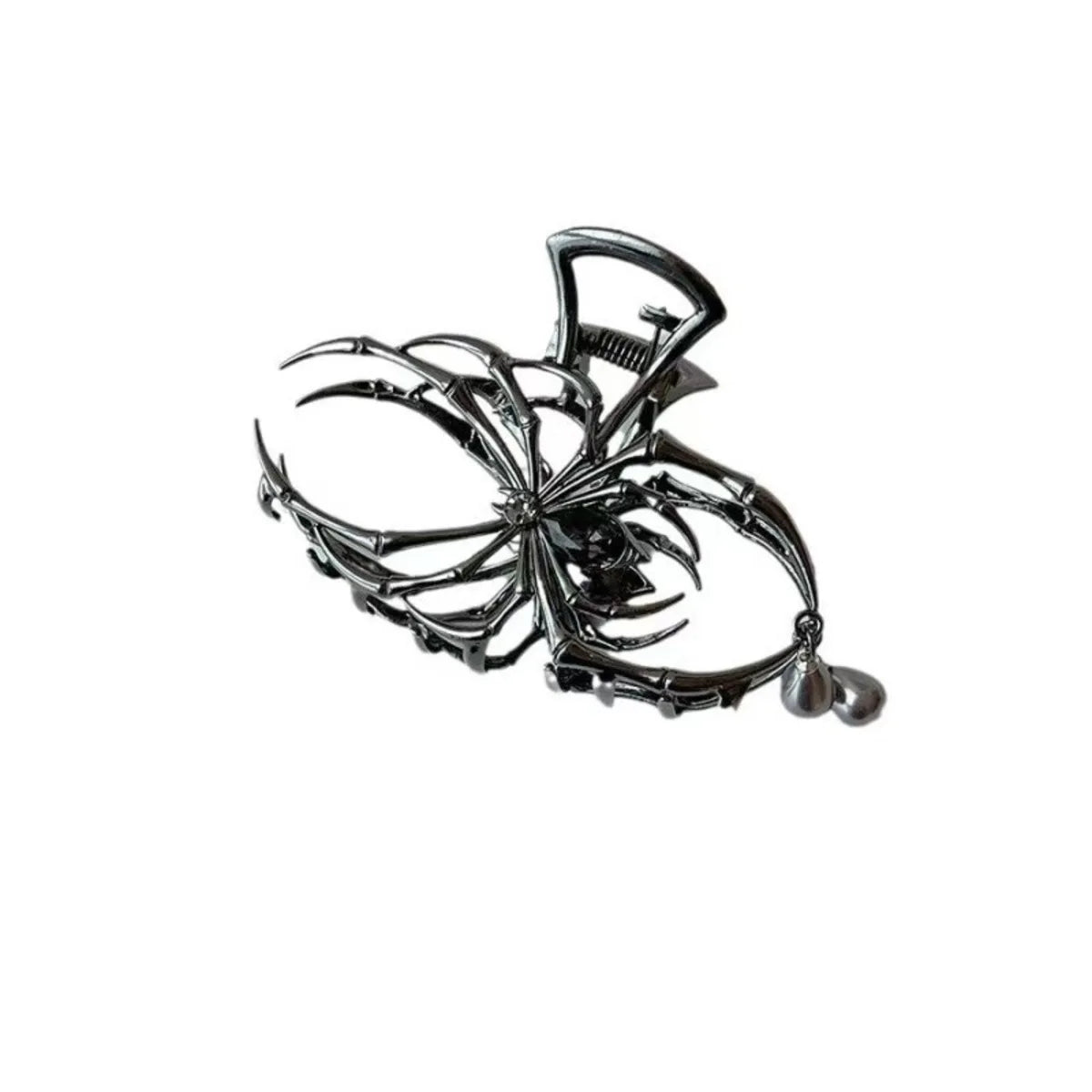 Spider Hair Claw Clip with Pearl Charm