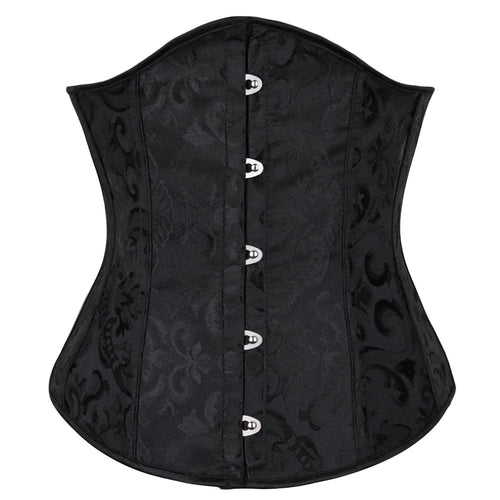 Floral Brocade Underbust Corset