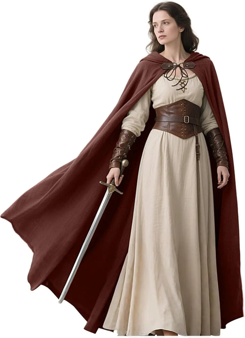 L’VOW Medieval Hooded Cloak