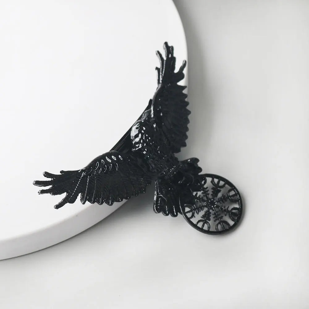 Gothic Crow Hairclip
