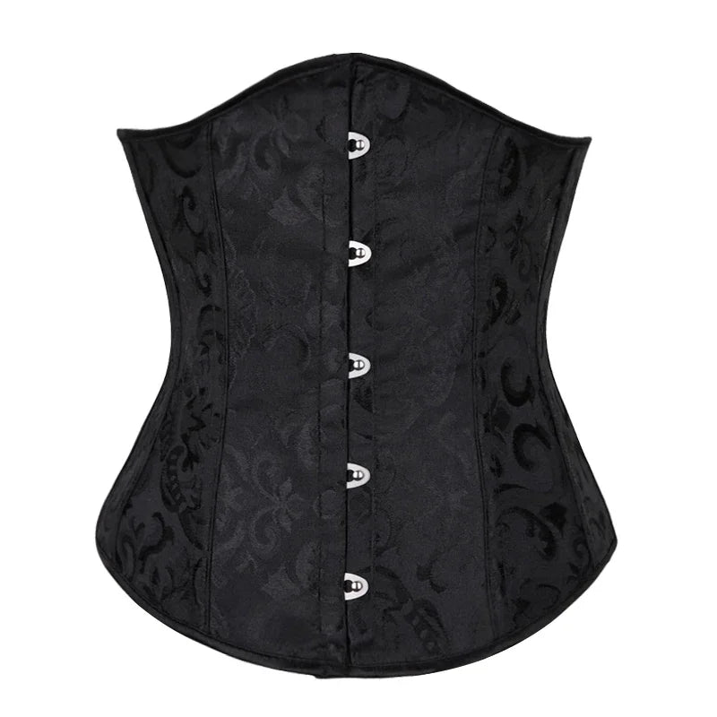 Floral Brocade Underbust Corset