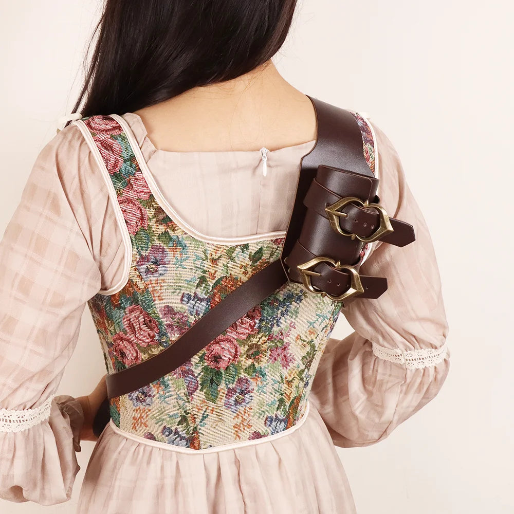 The Wanderer’s Sword Harness – Adjustable Faux Leather Back Strap