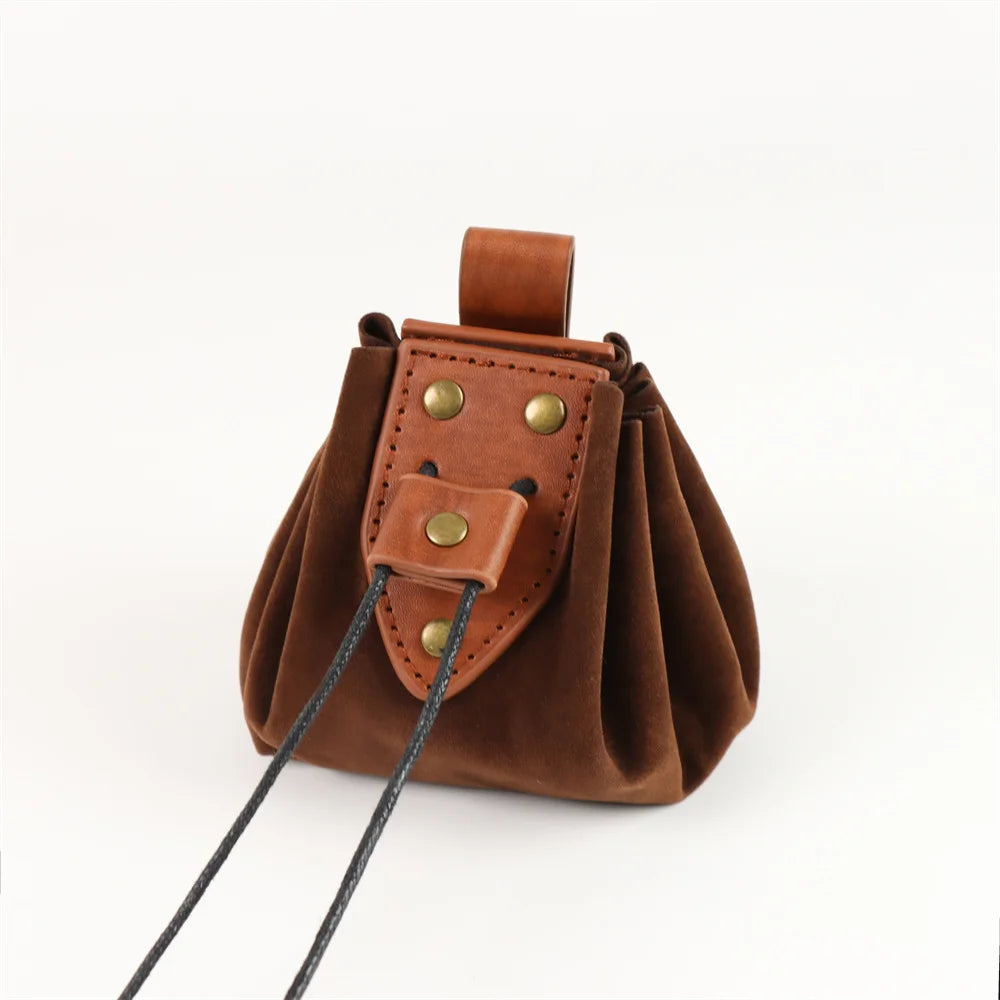 Medieval Leather Coin Pouch