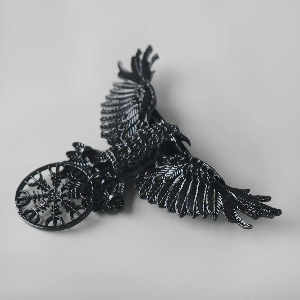 Gothic Crow Hairclip