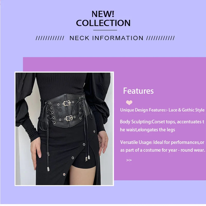 Gothic Lace Corset Belt