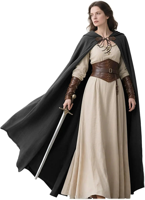 L’VOW Medieval Hooded Cloak