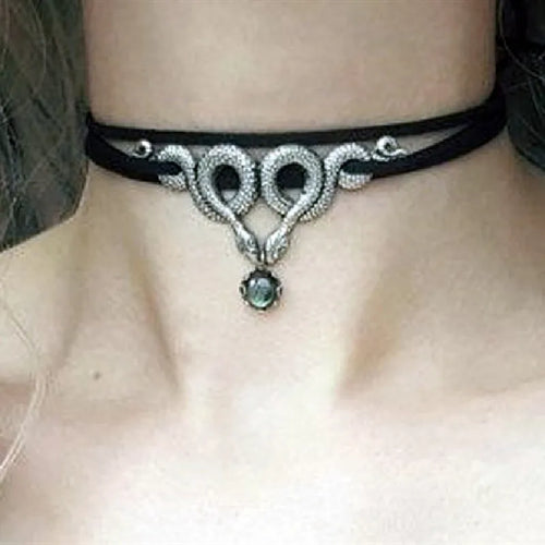 Velvet Gothic Choker Necklace