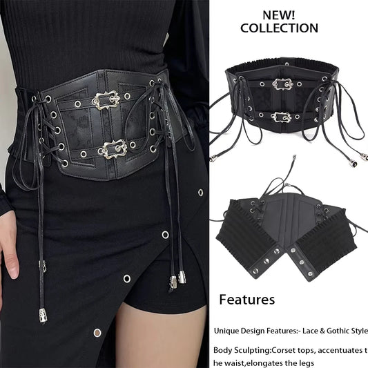 Gothic Lace Corset Belt