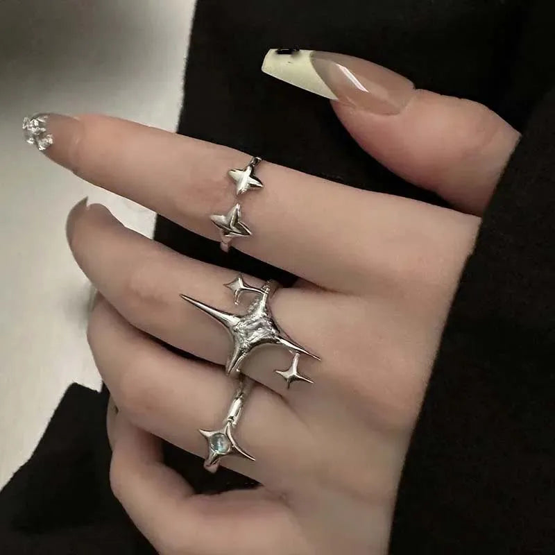 Star & Cross Gothic Ring