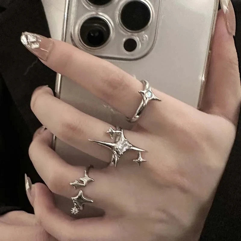 Star & Cross Gothic Ring
