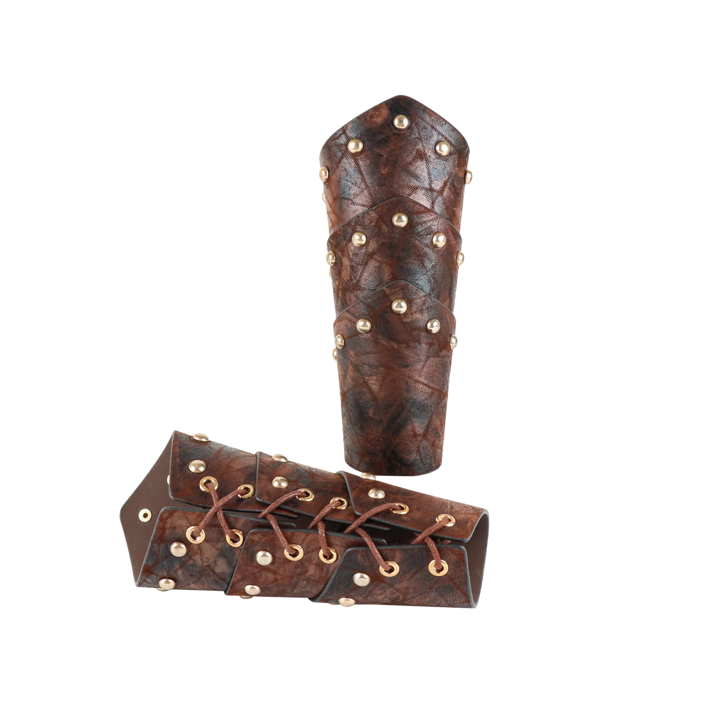 Viking Warrior Leather Bracers