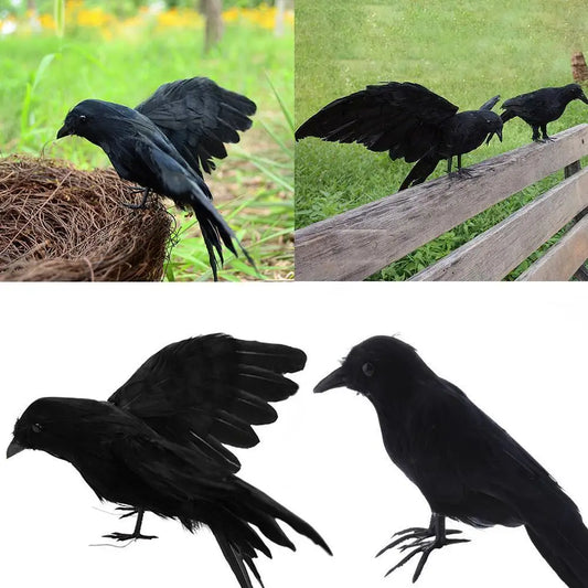 Artificial Crow Decoration