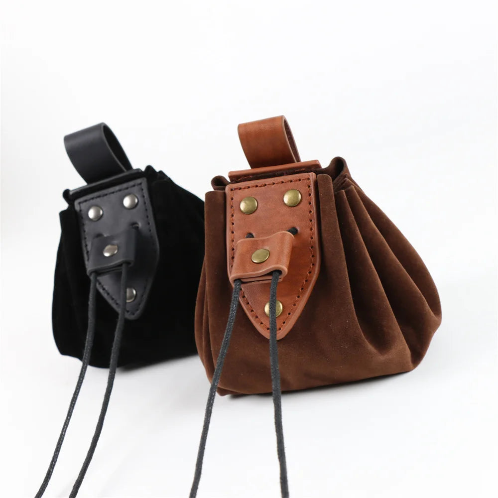 Medieval Leather Coin Pouch