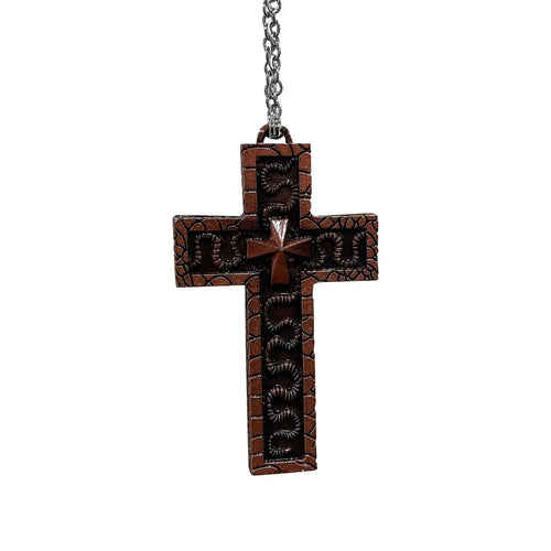Cross Pendant Necklace with Secret Compartment