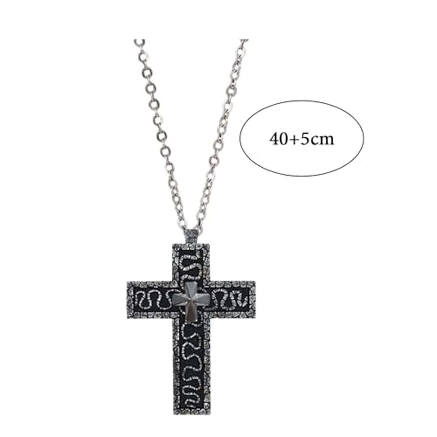 Cross Pendant Necklace with Secret Compartment