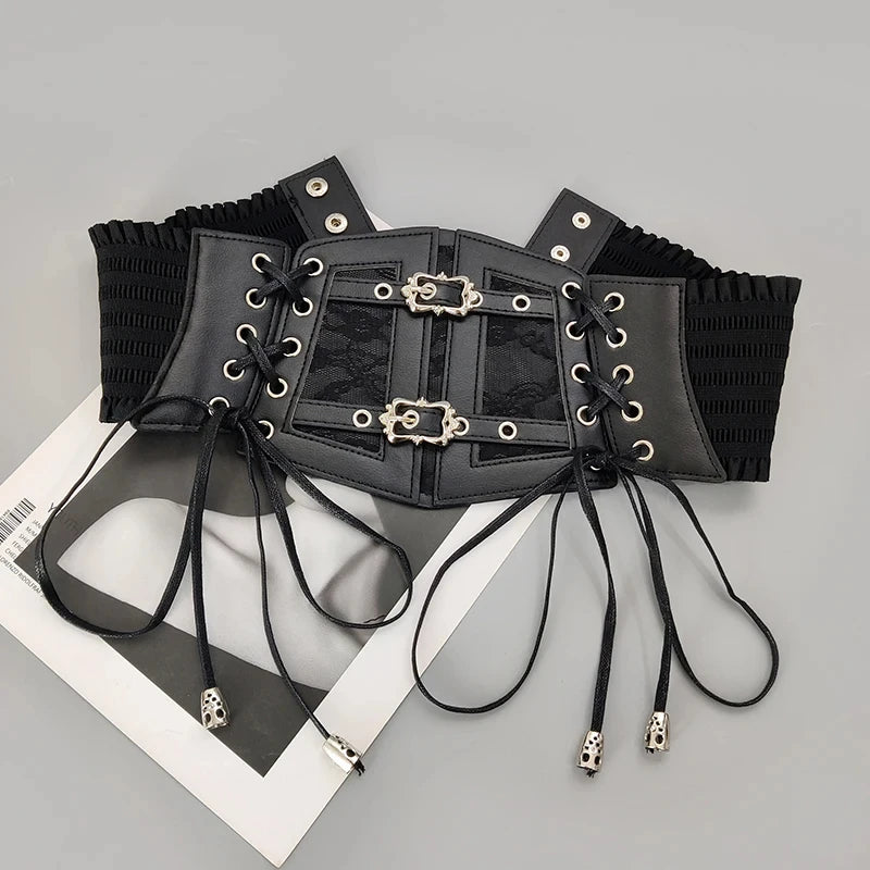 Gothic Lace Corset Belt