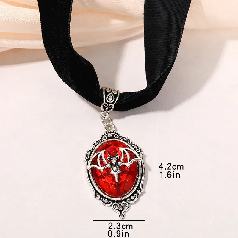Velvet Gothic Choker Necklace