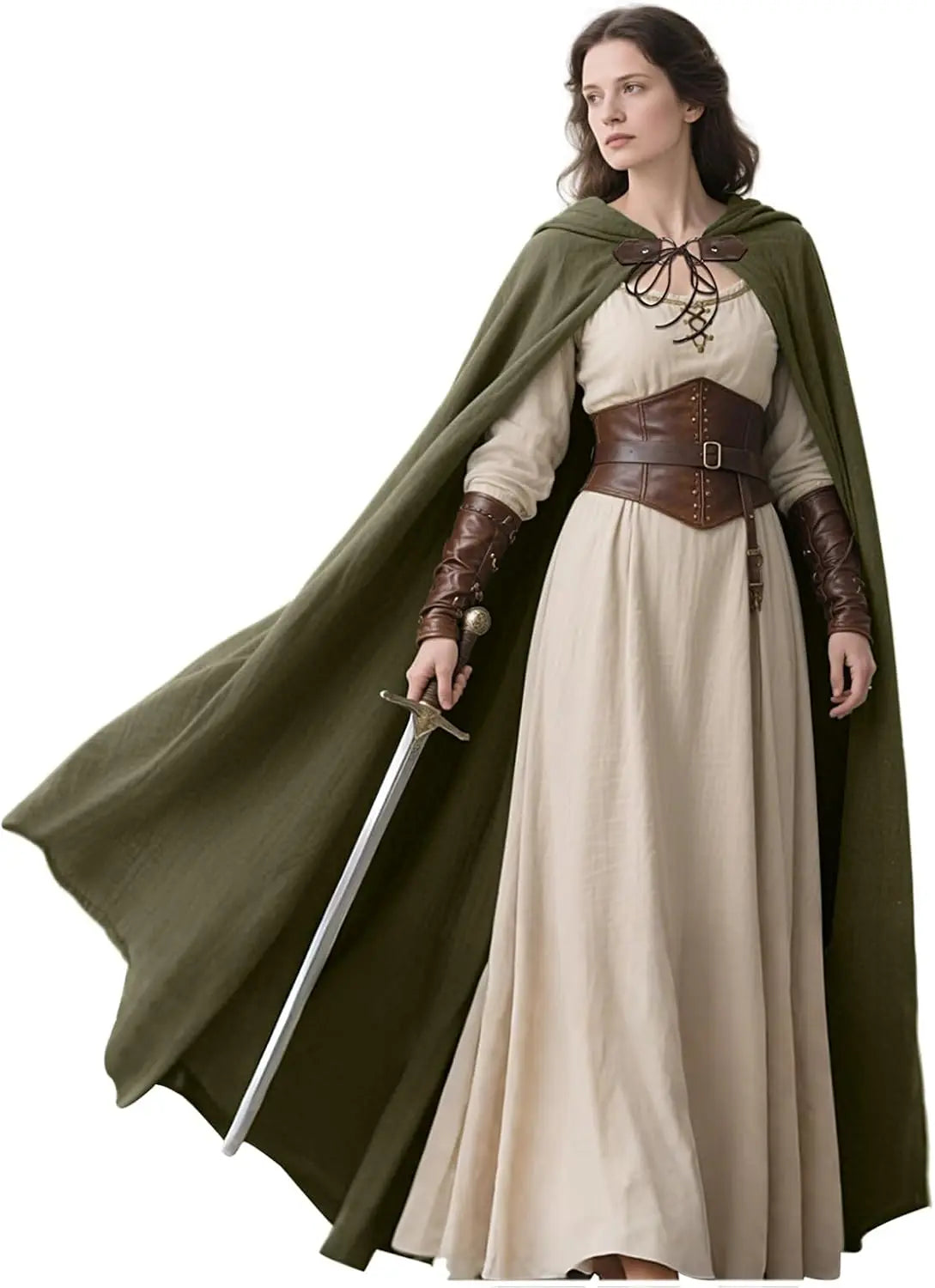 L’VOW Medieval Hooded Cloak