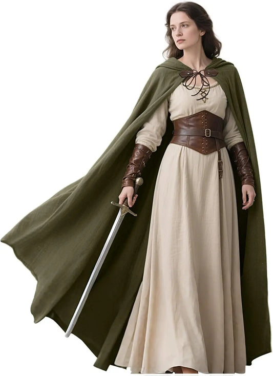 L’VOW Medieval Hooded Cloak