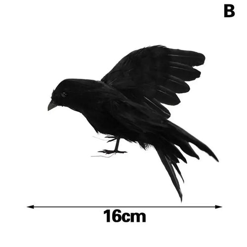 Artificial Crow Decoration