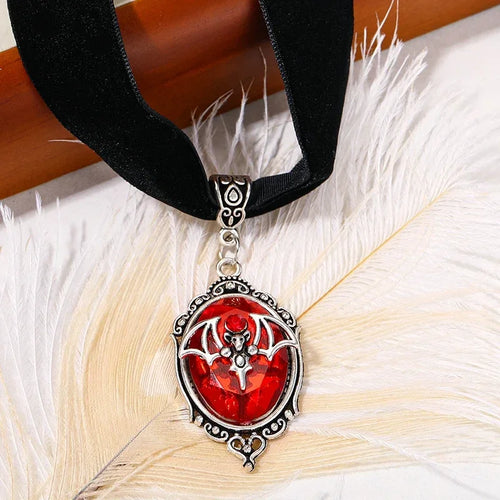 Velvet Gothic Choker Necklace