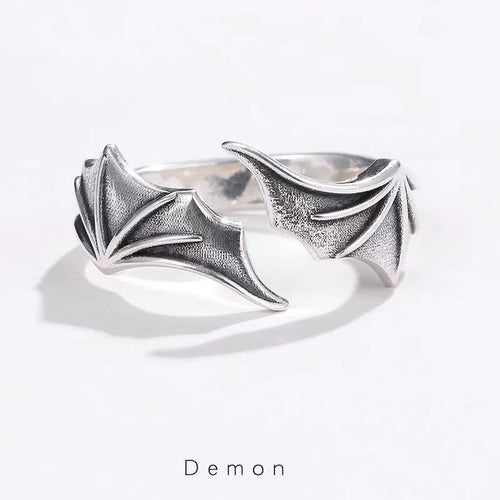 Angel & Demon Wings Gothic Ring