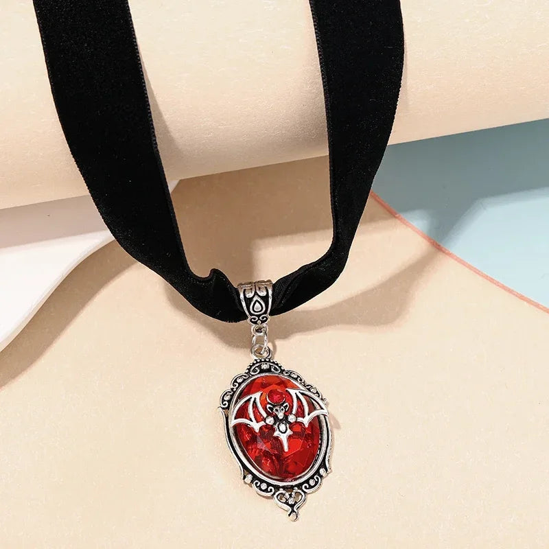 Velvet Gothic Choker Necklace