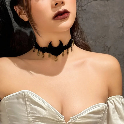 Velvet Gothic Choker Necklace