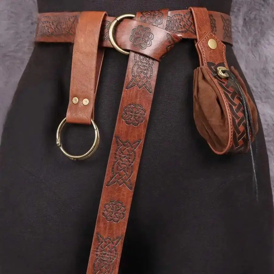 Medieval Belt & Pouch Set
