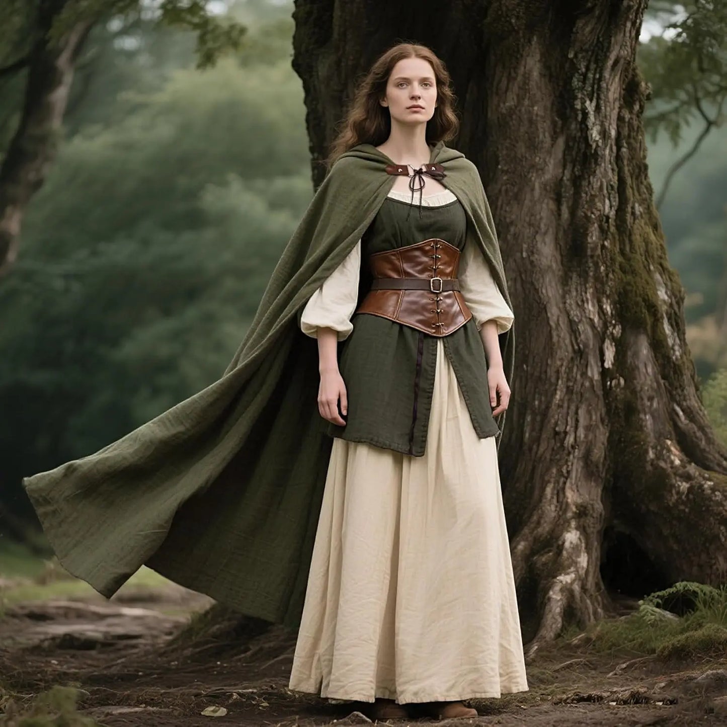 L’VOW Medieval Hooded Cloak