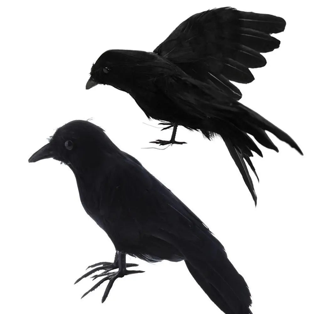 Artificial Crow Decoration