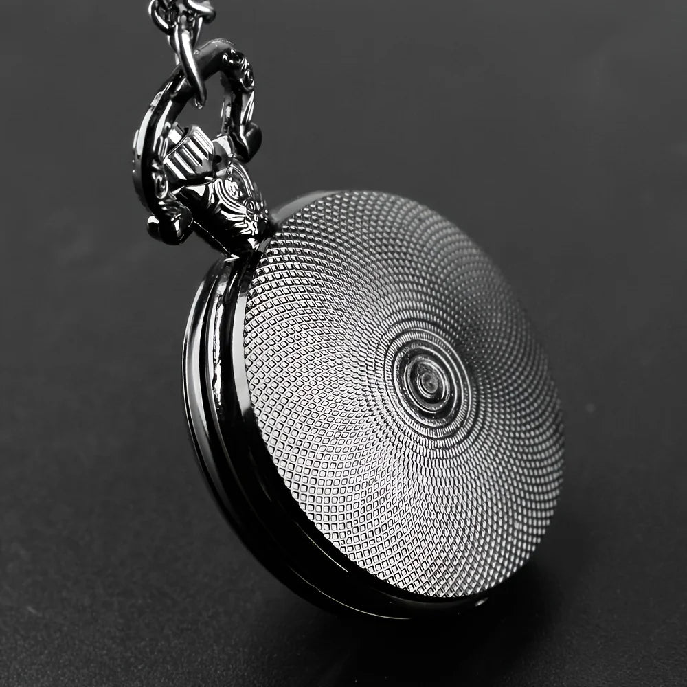 The Raven’s Oath — Gothic Pocket Watch Necklace