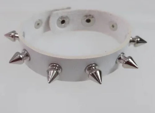 Gothic Rivet Spike Choker Necklace