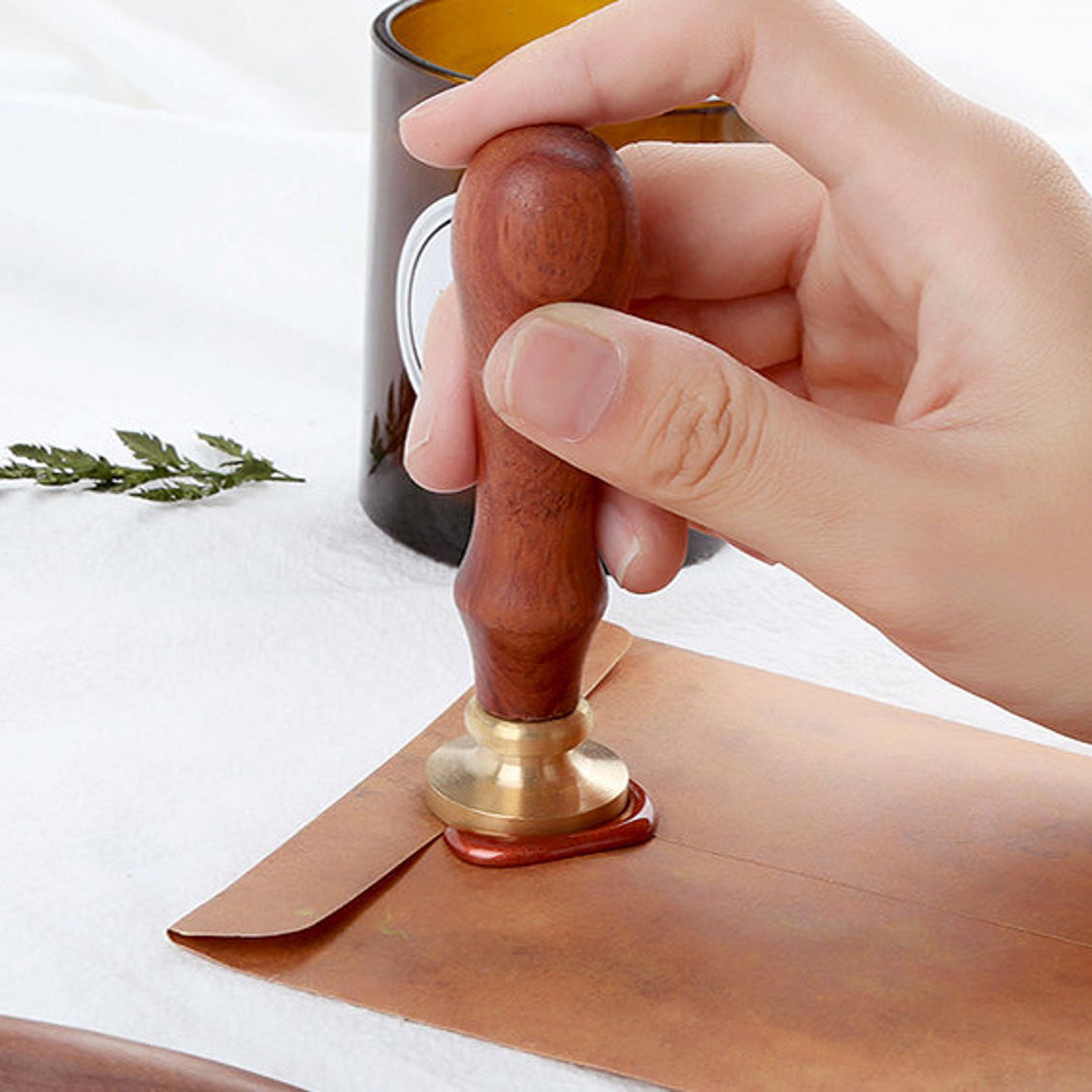 Fox Wax Seal Stamp Set (Brass & Wood)