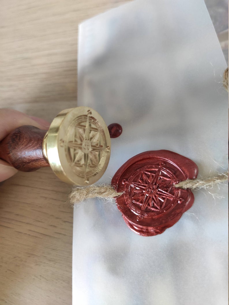 Vintage Wax Seal Stamp Set (Cross Design)